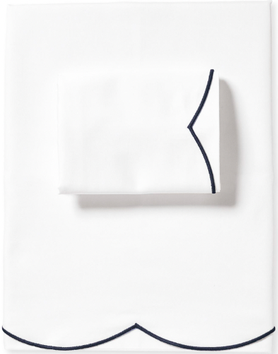 Scallop Sateen Sheet Set