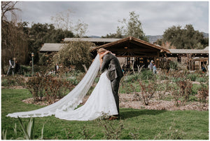 Jamie Lace Wedding Veil - Daphne Newman Design