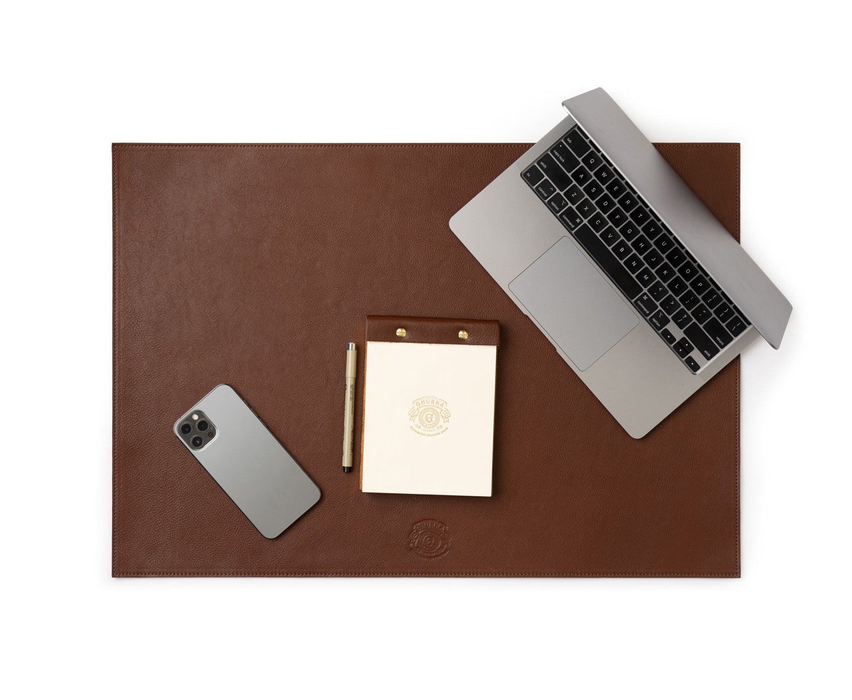 Desk Blotter in Vintage Leather