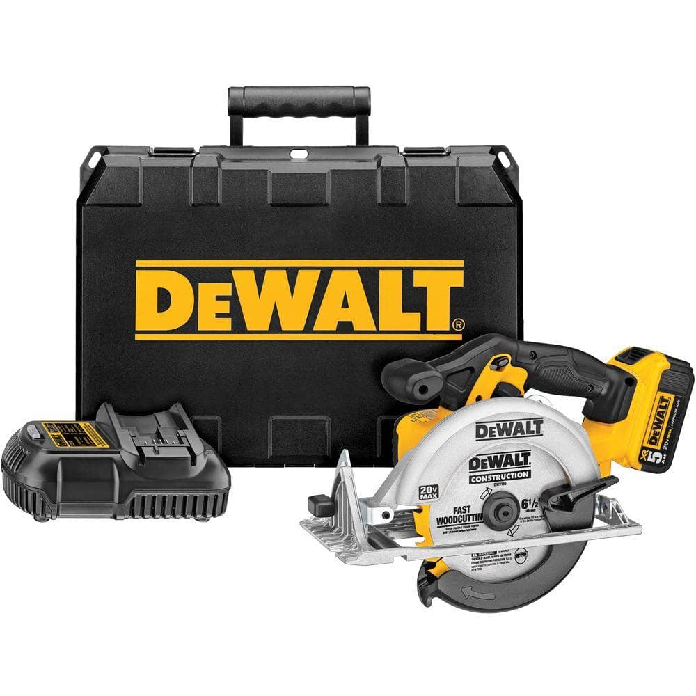 20V MAX Cordless 6-1/2 in. Circular Saw with (1) 20V 5.0Ah Battery, and Charger