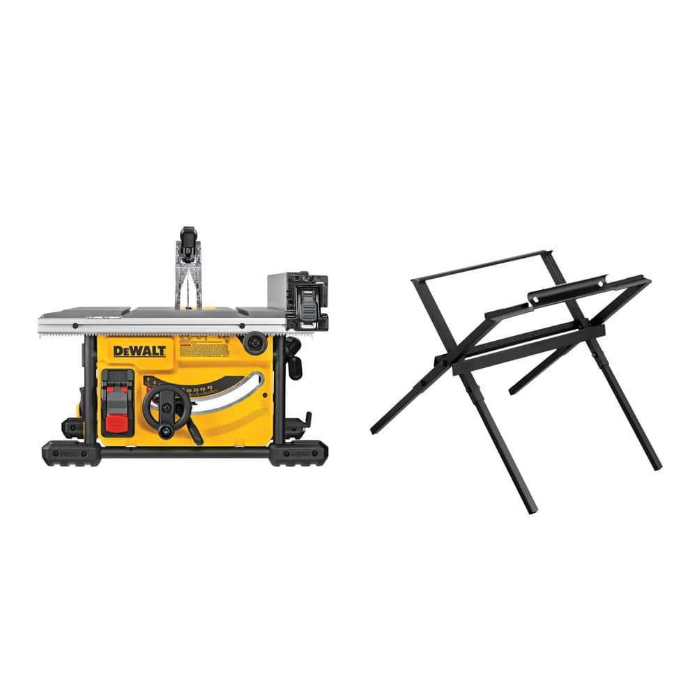 15 Amp Corded 8-1/4 in. Compact Jobsite Tablesaw with Compact Table Saw Stand