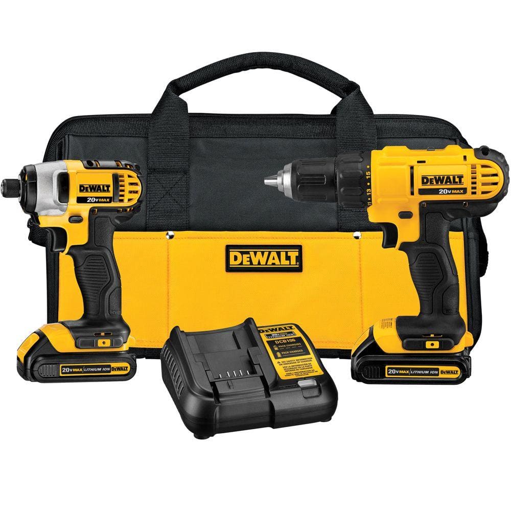 20V MAX Cordless Drill/Impact 2 Tool Combo Kit