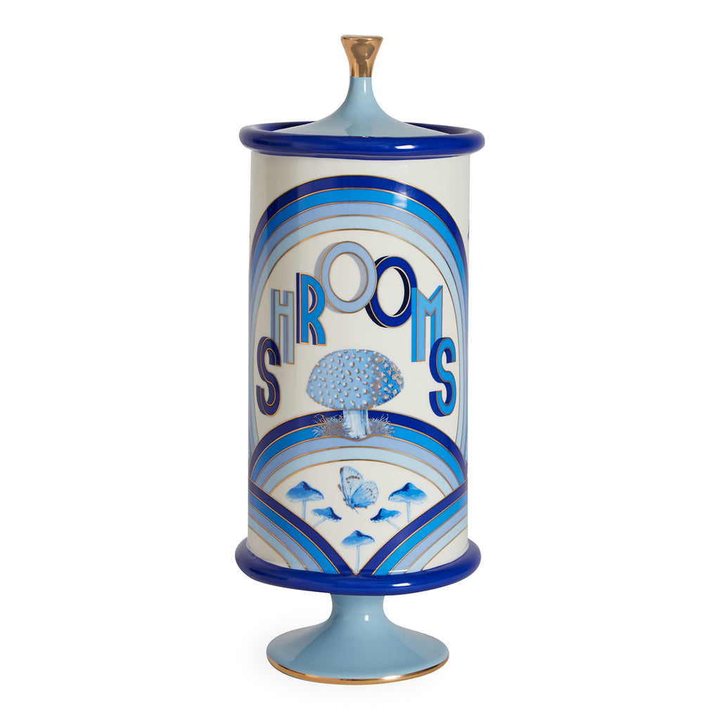 (for dog treats FYI) Shrooms Canister