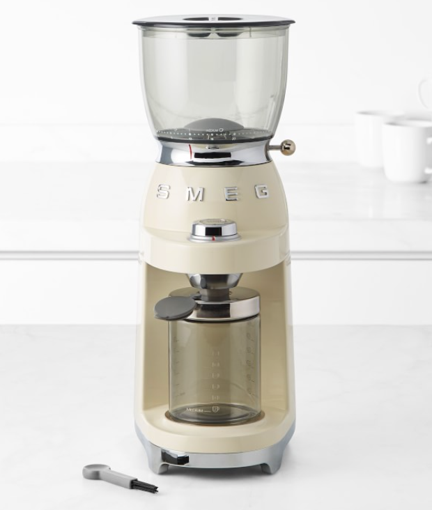 Smeg Coffee Grinder in Cream