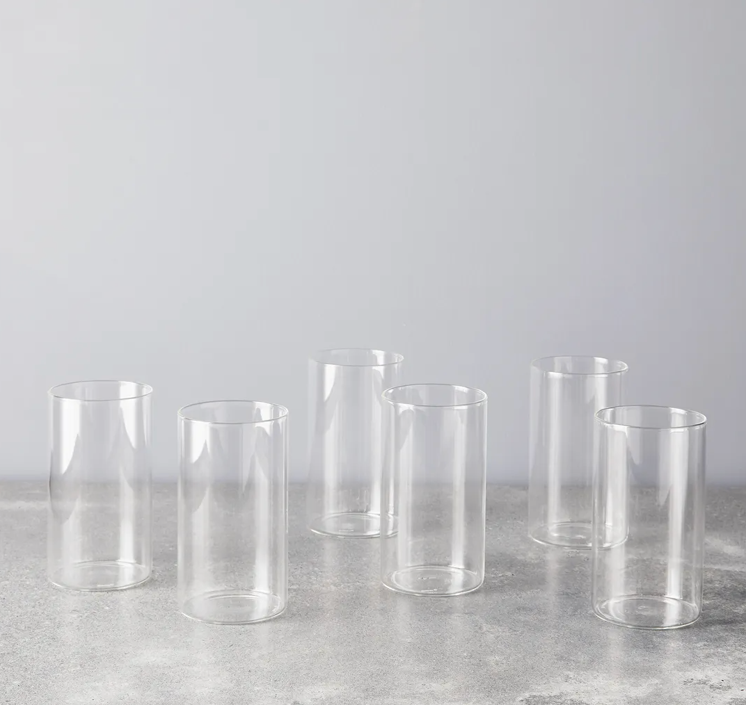 16-oz Glass Tumblers, Set of 12