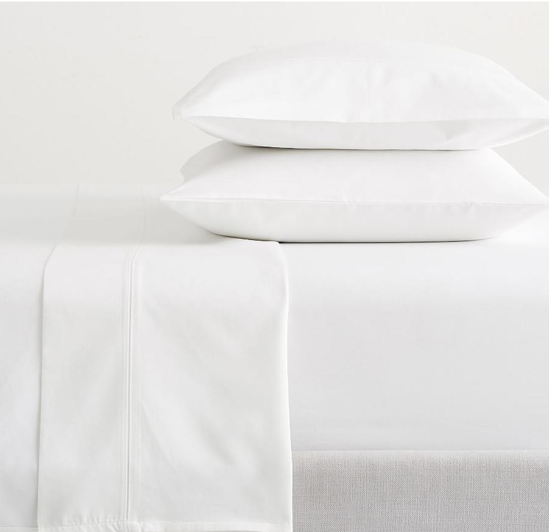 700-Thread-Count Sateen Sheet Set, King Size, White