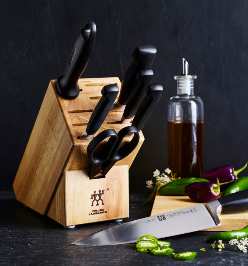 Zwilling Four Star Eco Knife Block Set, Set of 8
