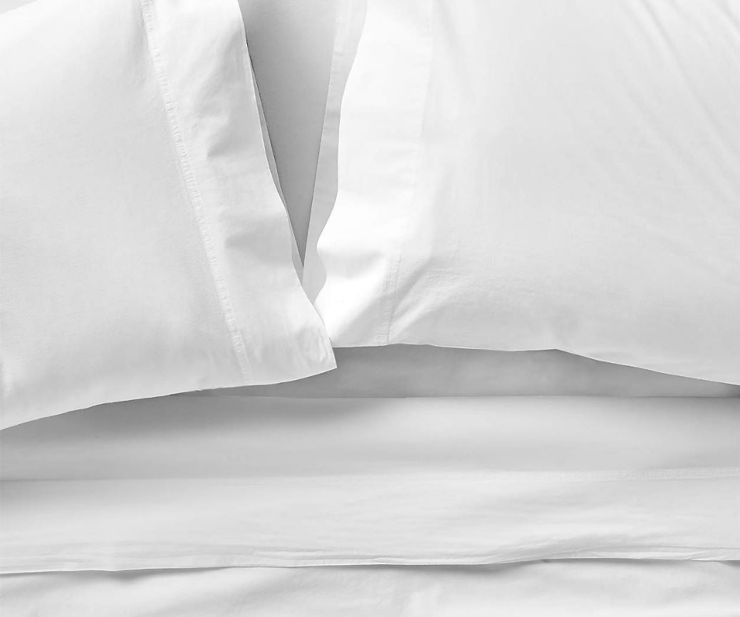 Aire Organic Cotton White Sheet Set
