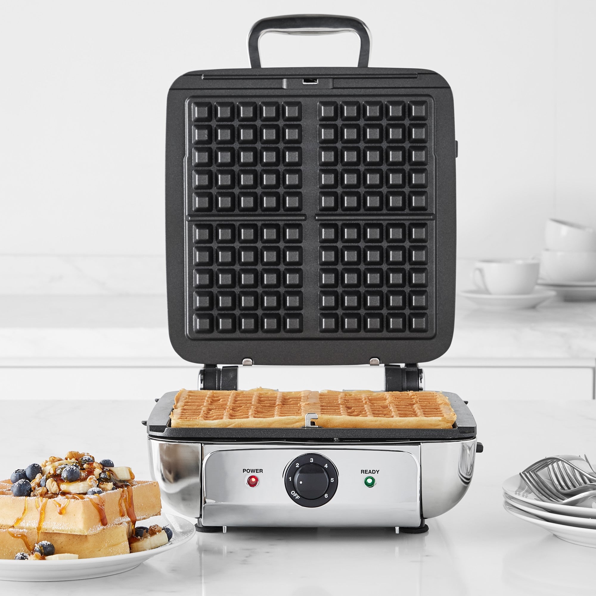 All-Clad Gourmet Waffle Maker with Removable Plates