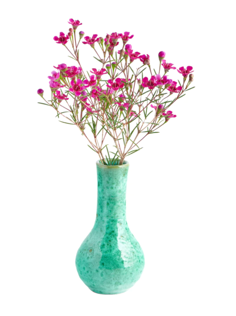 Small Pear Bud Vase, Set of 2, Algae