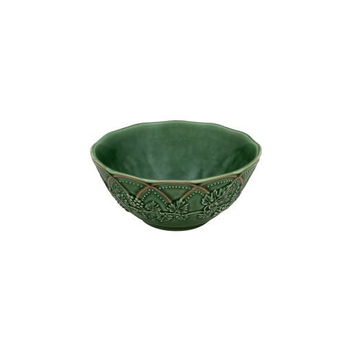 Woods Cereal Bowl 15.5 oz in Green & Brown, Set of 4