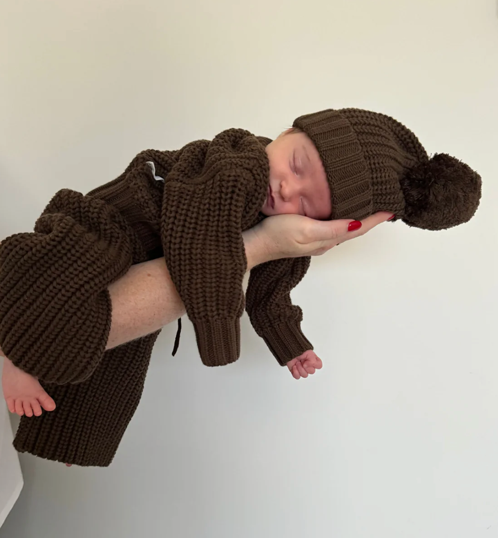 Chunky Knit Set (Jumper + Pants + Hat)
