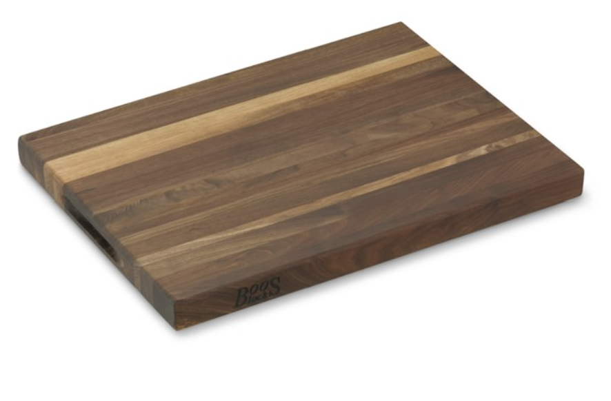 Boos Edge-Grain Rectangular Cutting Board, Walnut