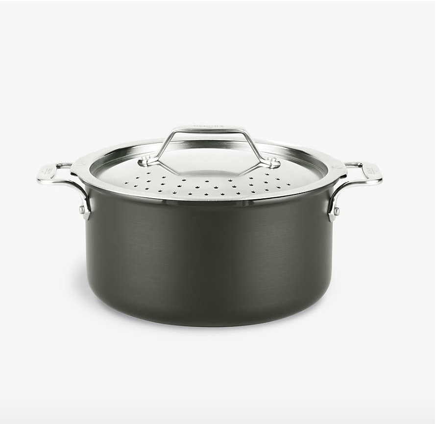 All Clad 6-Qt. Stainless Steel Non-Stick Multipot with Strainer Lid