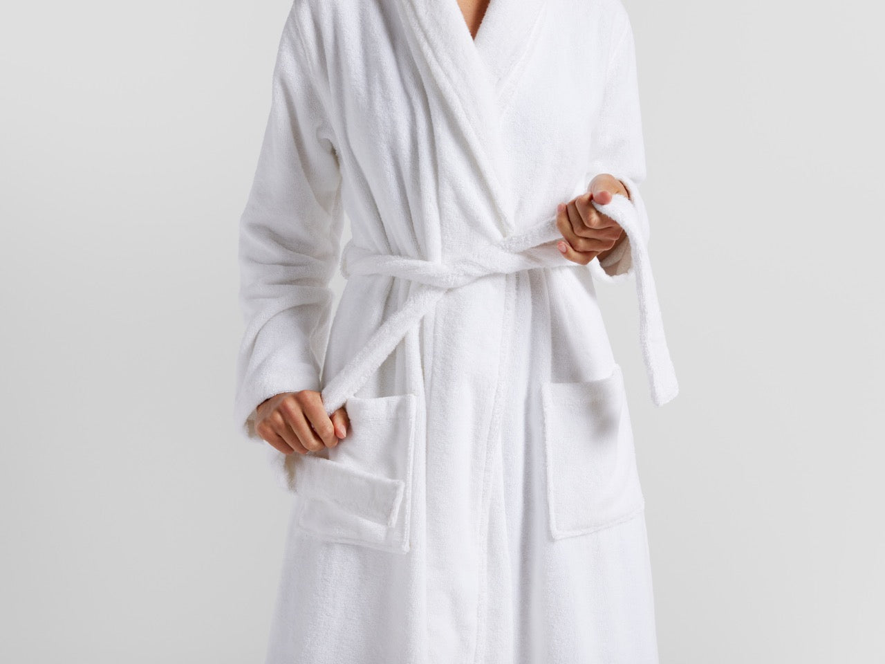 Classic Turkish Cotton Robe, (His: Large + Hers: Medium)