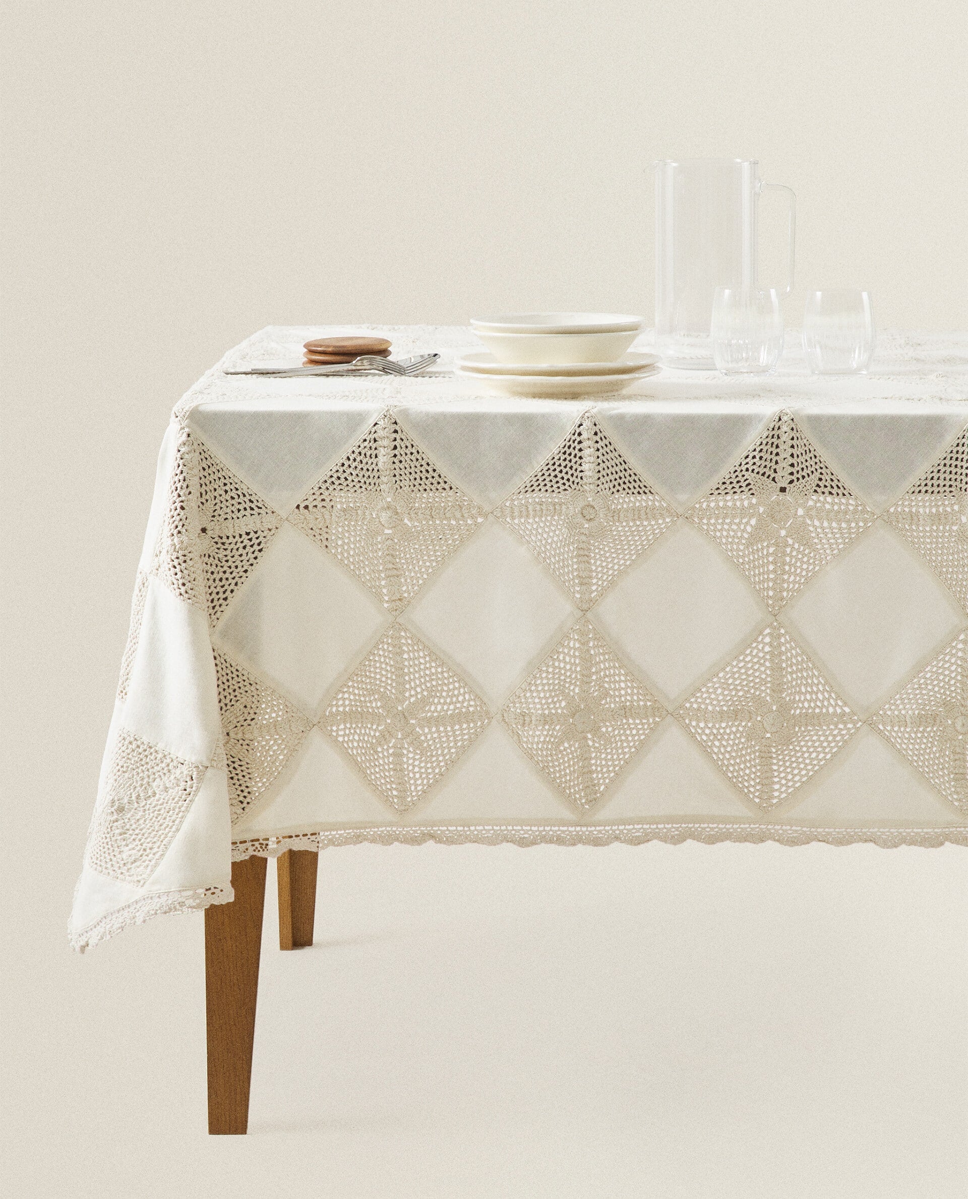 CROCHET COTTON TABLECLOTH