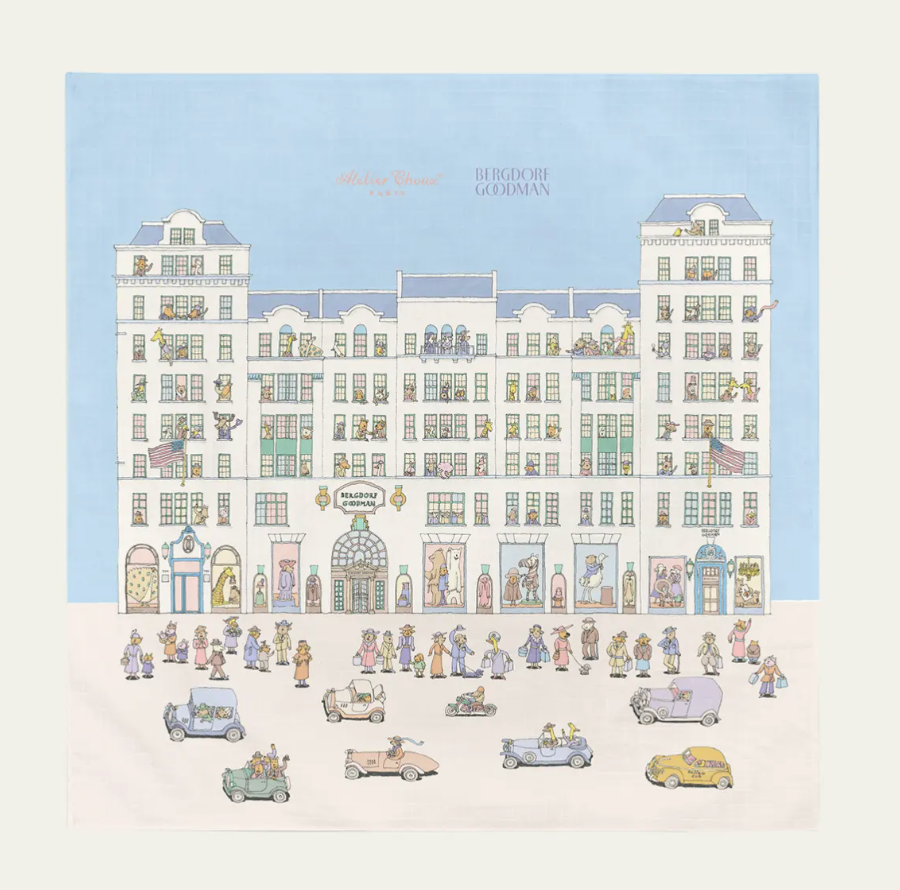 Atelier Chouxx Bergdorf Goodman Animated Flat Sheet