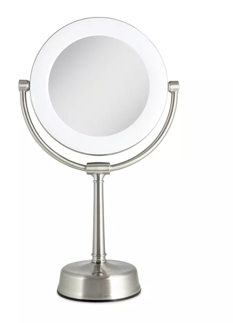 Zadro Lexington Customizable Sunlight LED Lighted Vanity Mirror, 10X/1X Magnification