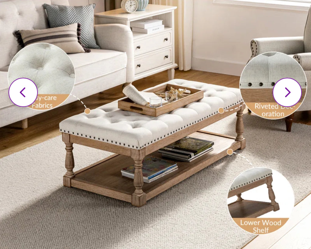 Coffee Table Ottoman