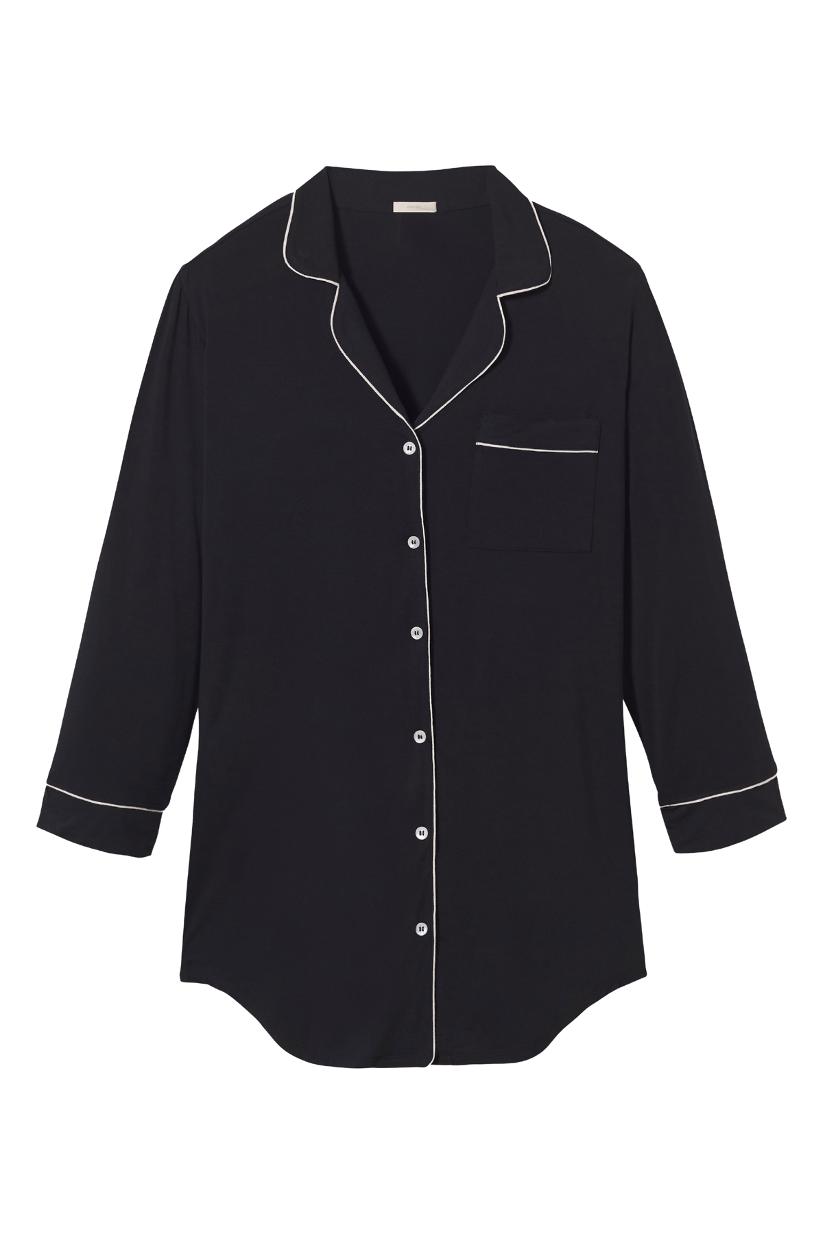Gisele Sleepshirt in Black/Sorbet
