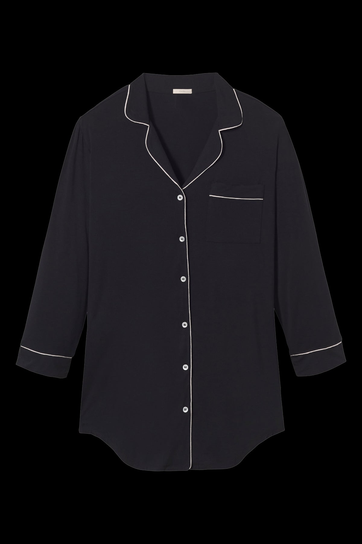 Gisele Sleepshirt in Black/Sorbet