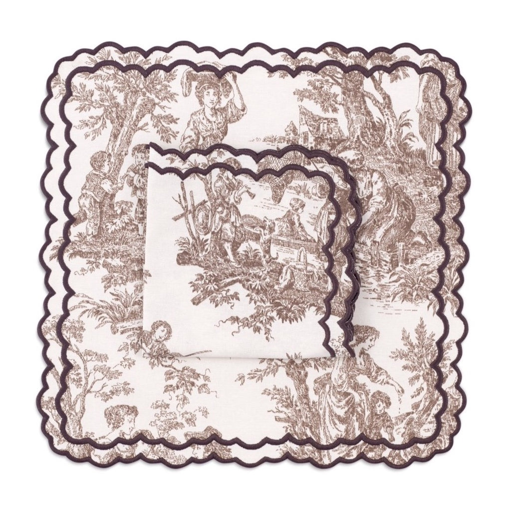 Toile De Jouy Placemat And Napkin Set in Multicoloured - Gucci