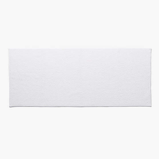 Chase Organic Cotton White Bath Mat 24"x36", color: White