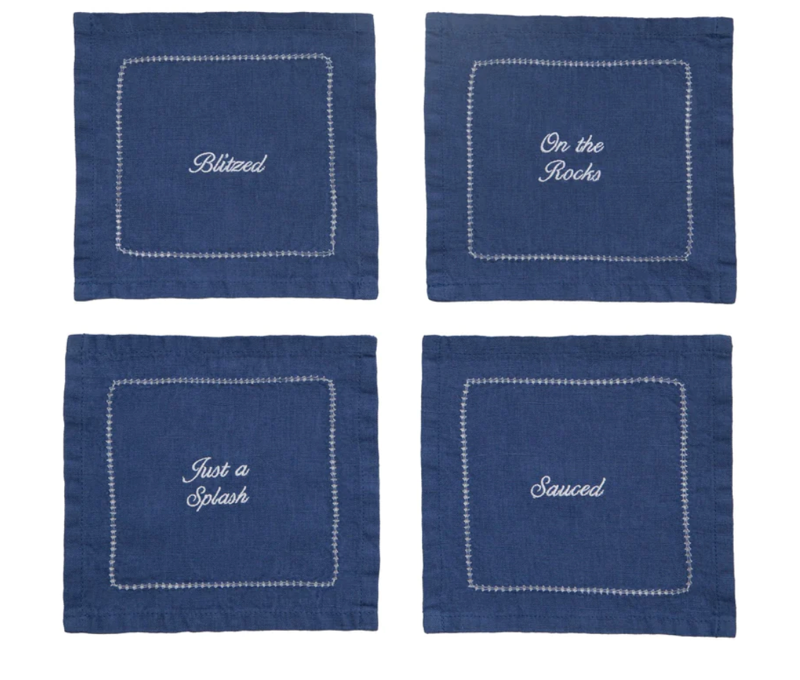 Cocktail Napkin Set of 4