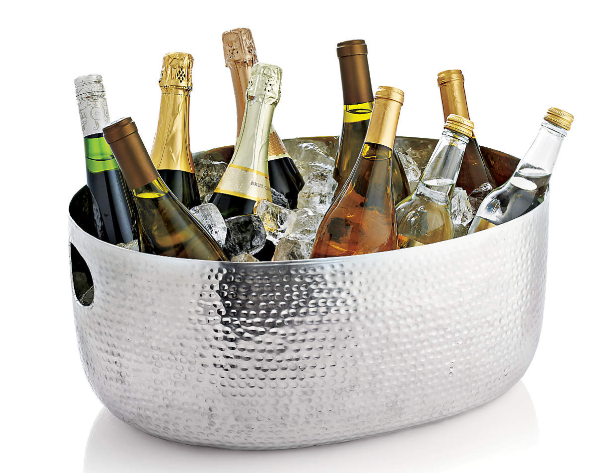 Bash Silver Beverage Tub