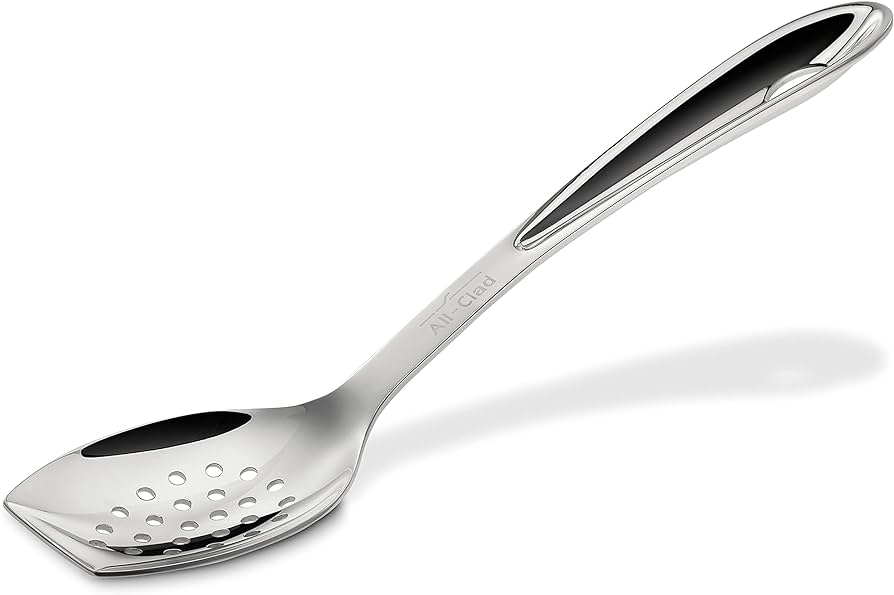 All-Clad Cook Serve Stainless-Steel Slotted Spoon