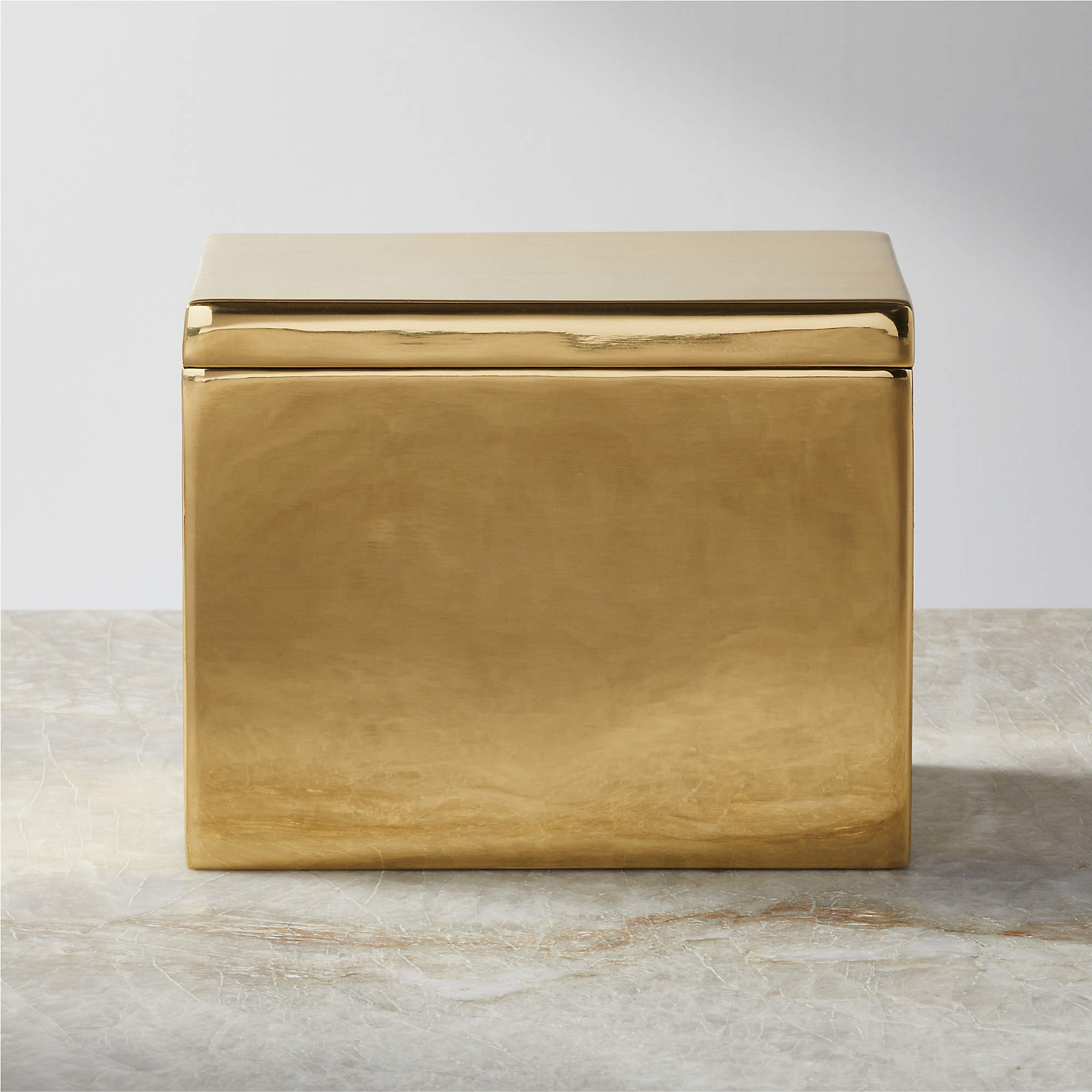 Brass Recipe Box
