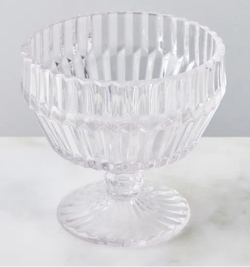Archie Glass Dessert Coupes, Set of 6 (Clear)