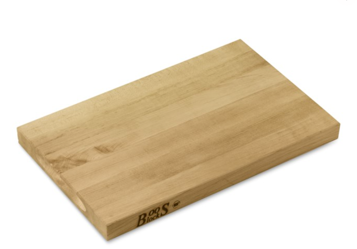 Boos Edge-Grain Rectangular Cutting Board, Maple
