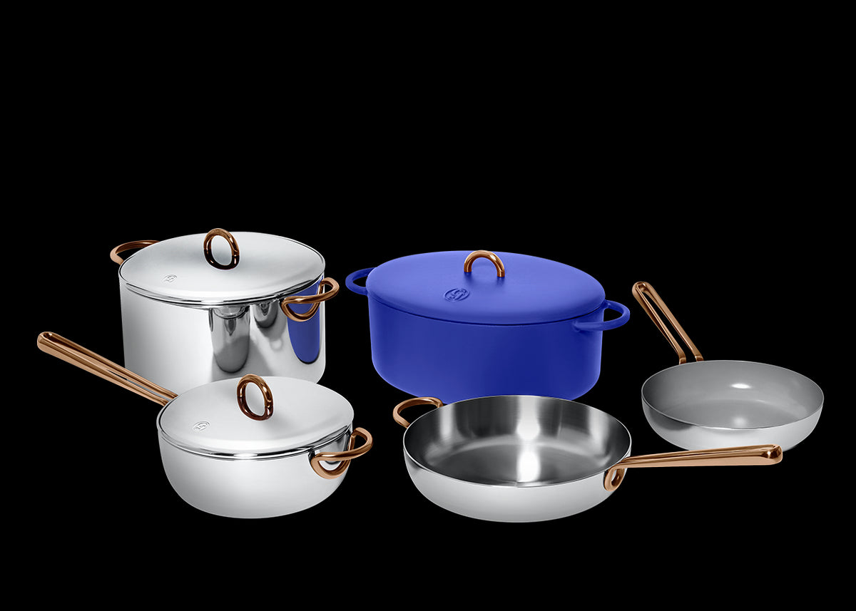 Family Style cookware set - Blueberry blue