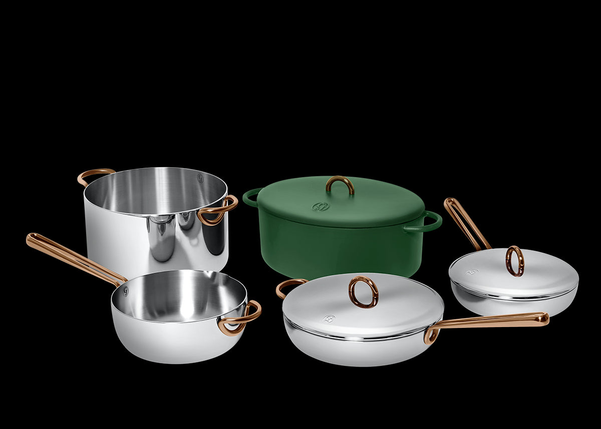 Family Style cookware set - Broccoli green 2