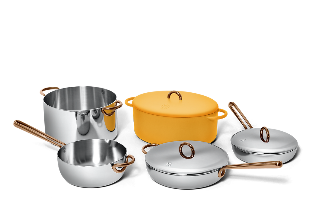 Family Style: 5 Piece Cookware Set - Essential Pots & Pans