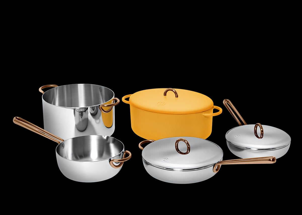 Family Style cookware set - Mustard yellow 2