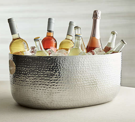 Bash Silver Beverage Tub