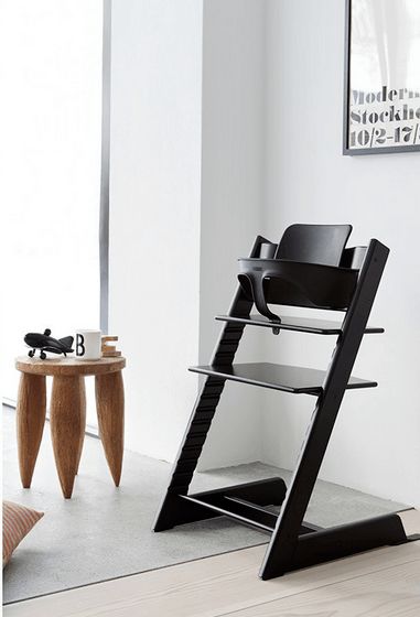 Stokke® Tripp Trapp® White Wood Baby High Chair