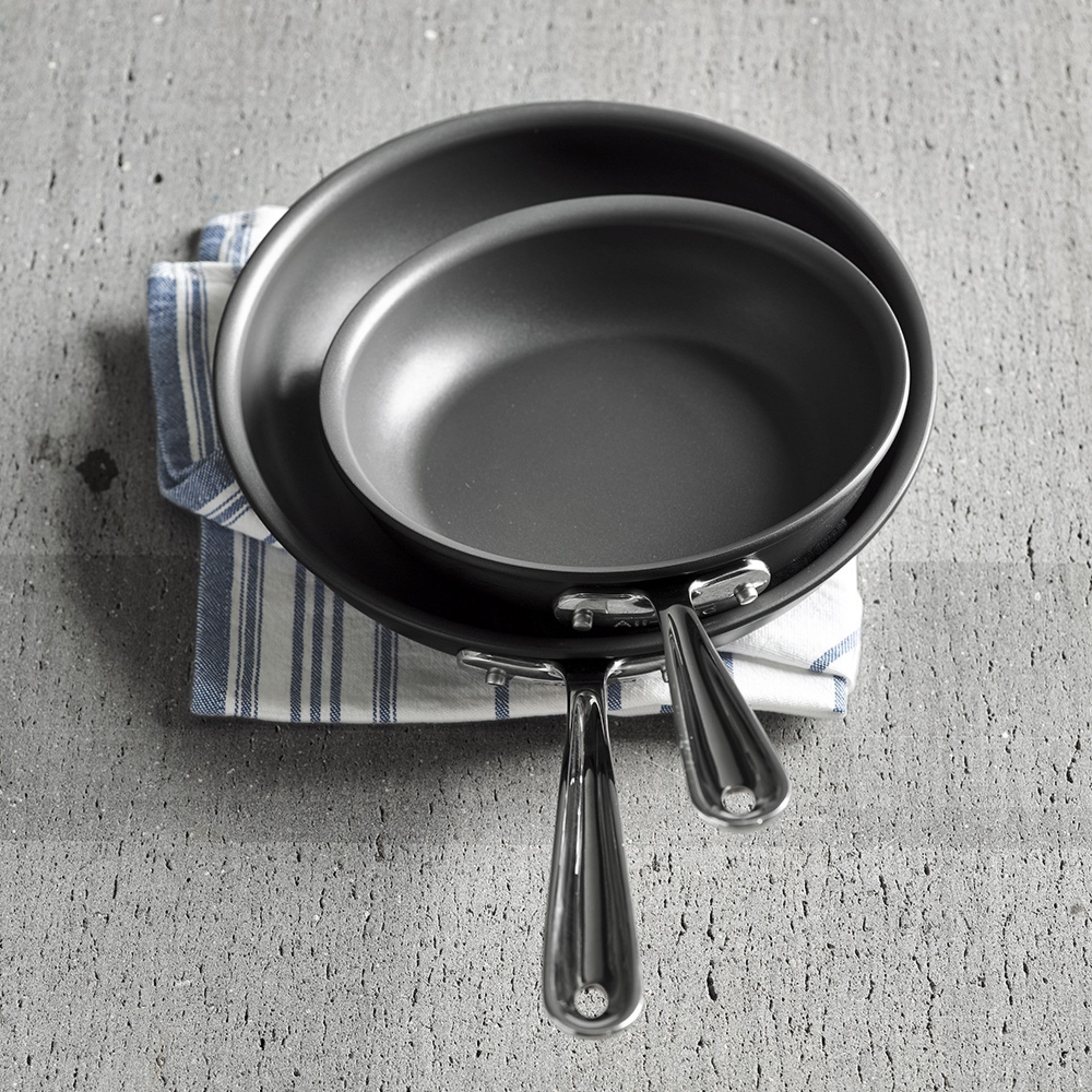 All-Clad NS1 Nonstick Induction Fry Pan, Set of 2