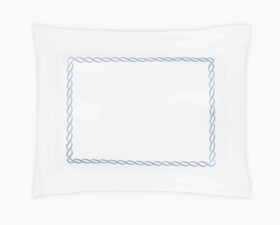 Classic Chain Sham - King, Hazy Blue