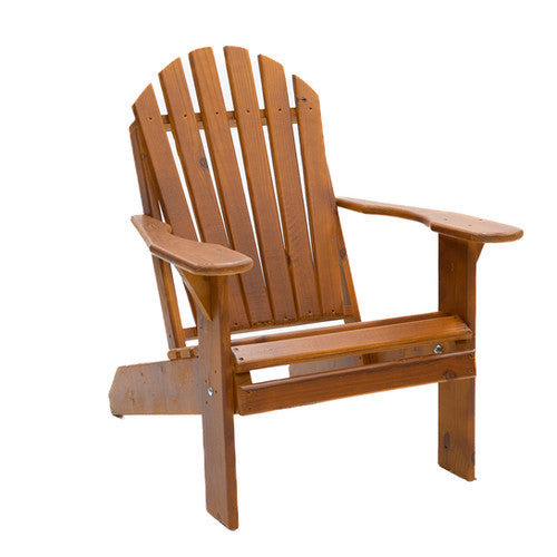 Adirondack Chair in Butternut with Clear Coat