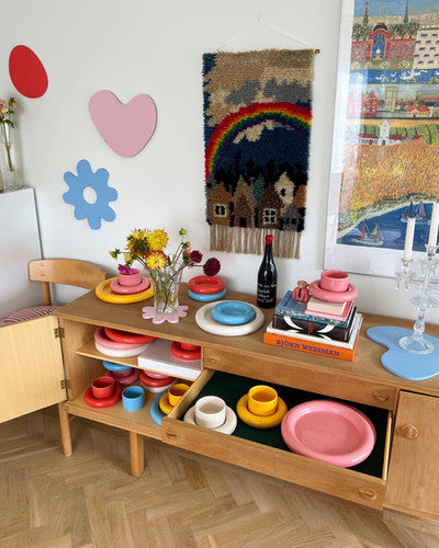 Chunky Plate - Cream or Brown