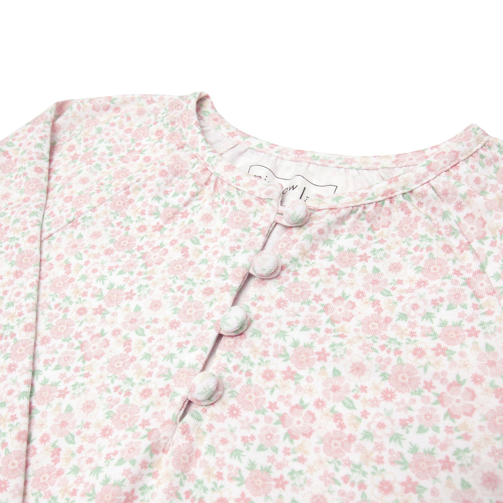 Girls Antique Floral Pima Dress