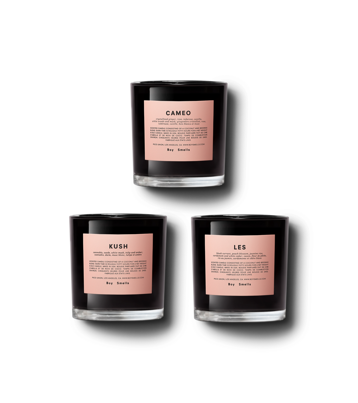 Candles KUSH, CAMEO + LES BUNDLE