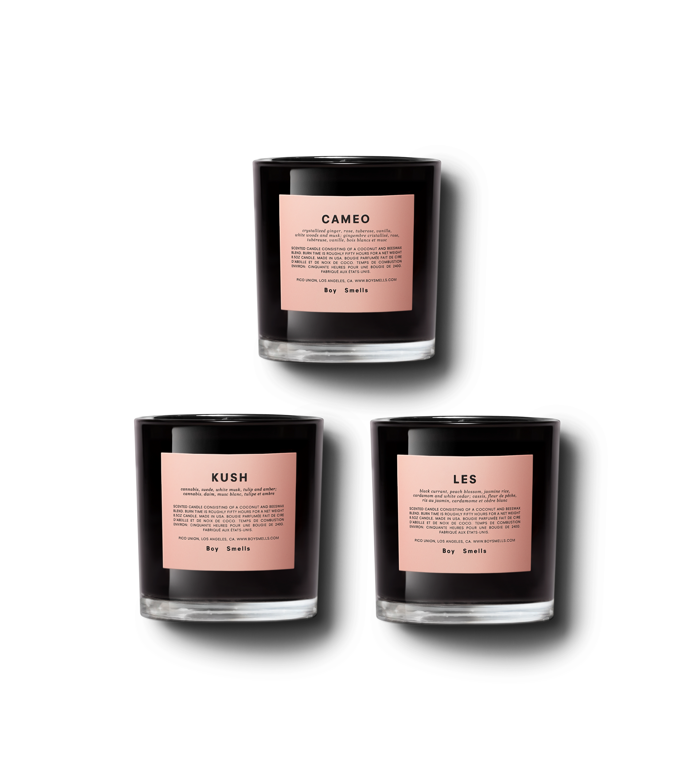 Candles KUSH, CAMEO + LES BUNDLE