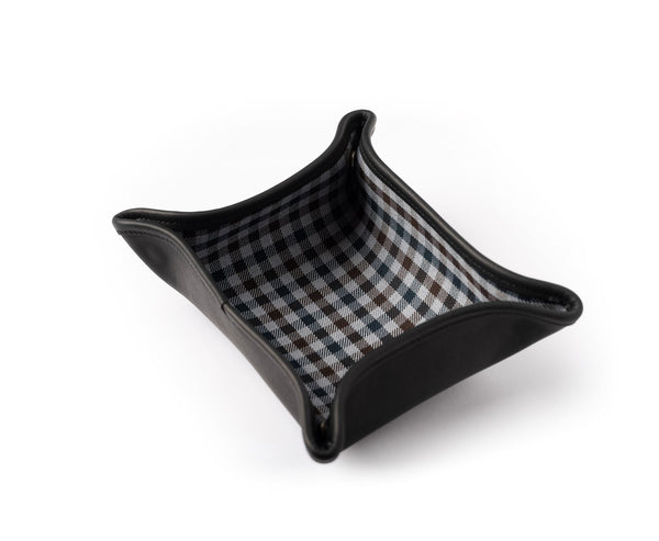 Folding Snap Tray No. 58 in Vintage Leather | Over The Moon