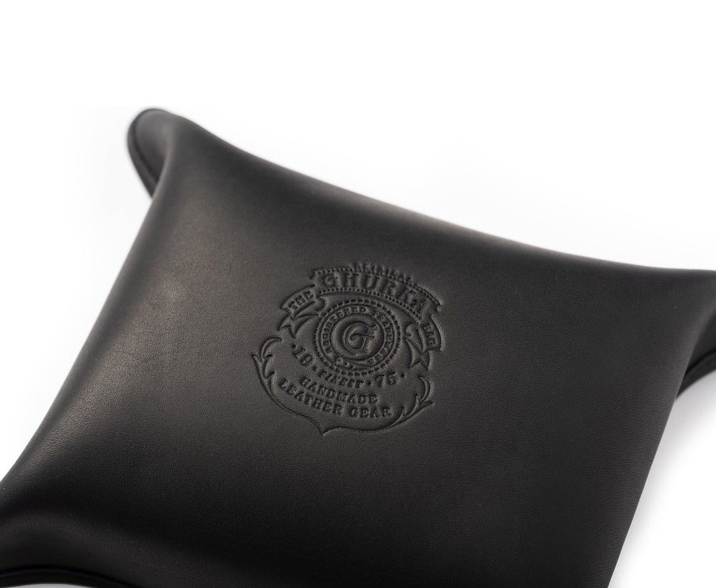 Folding Snap Tray No. 58 in Vintage Leather