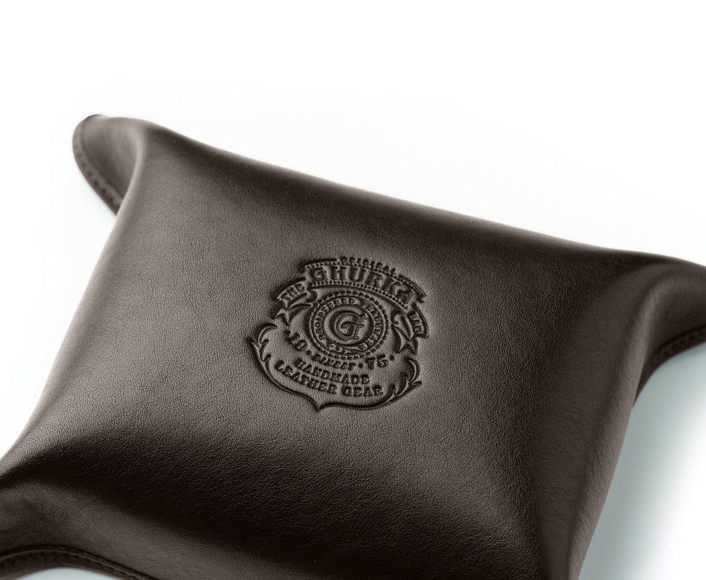Folding Snap Tray No. 58 in Vintage Leather