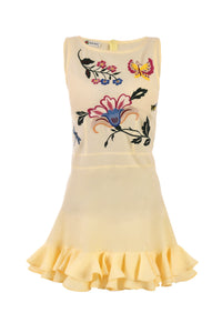 Flirt Embroidered Mini Dress